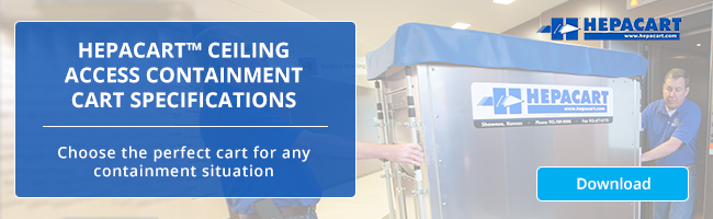 Hepacart-Ceiling-Access-Containment-Cart-Specifications