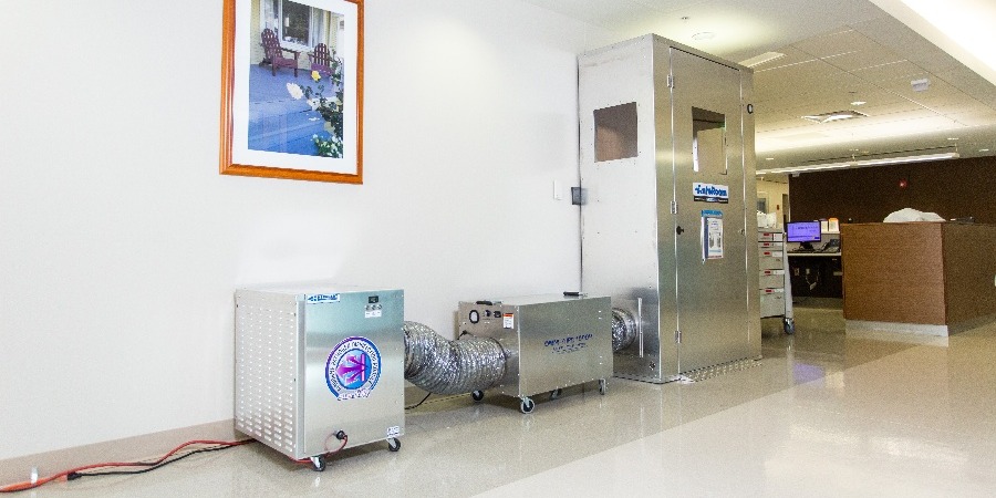 HEPACART_AnteRoom_HFAIR1100 Negative Air Machine_Far-UV Air Disinfection Module in Hospital-1