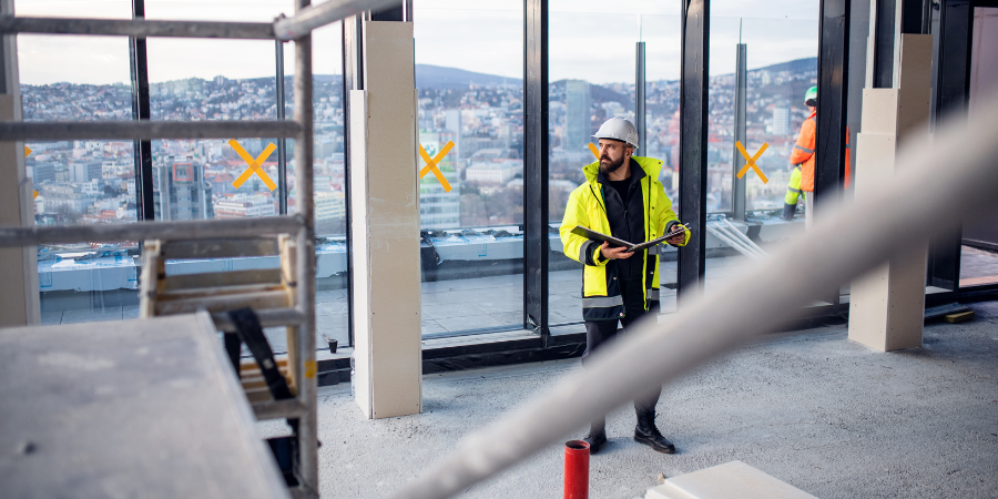healthcare construction work