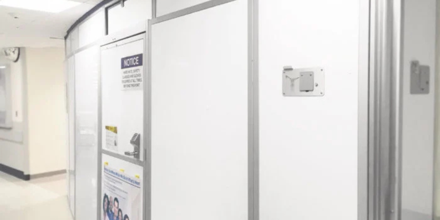 temporary wall barrier