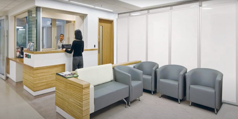 temporary wall barrier