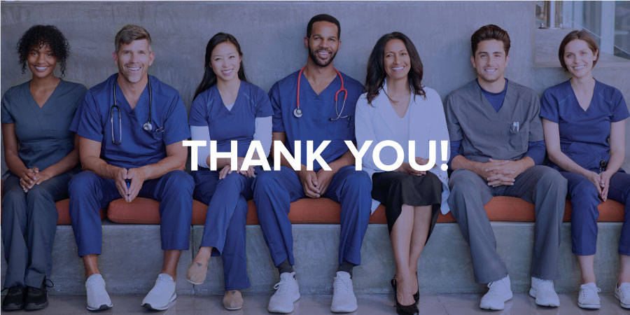 A Thank-You to Healthcare Workers Facing the COVID-19 Pandemic